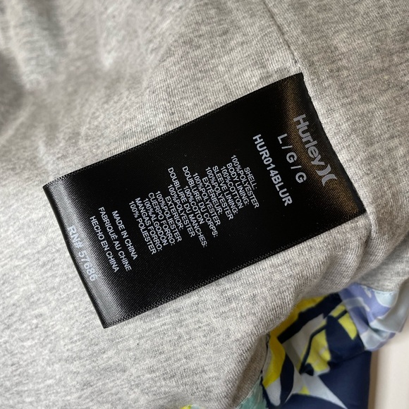 NWT Hurley Glacier Blue Urban Windbreaker - Picture 10 of 10